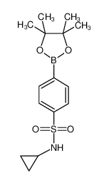 914610-50-7 structure, C15H22BNO4S