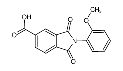 2-(2-Methoxyphenyl)-1,3-dioxoisoindoline-5-carboxylic acid 110768-14-4