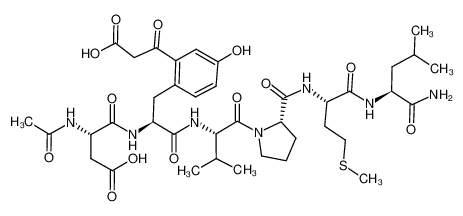 168135-79-3 structure, C39H57N7O13S