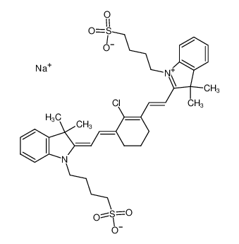 115970-66-6 2-[2-[2-氯-3-[2-[1,3-二氢-3,3-二甲基-1-(4-磺酸基丁基)-2H-吲哚-2-亚基]乙亚基]-1-环己烯-1-基]乙烯基]-3,3-二甲基-1-(4-磺酸基丁基)-3H-吲哚内盐钠盐