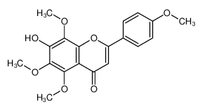 73213-66-8 spectrum, 7-hydroxy-5,6,8-trimethoxy-2-(4-methoxyphenyl)-4H-chromen-4-one