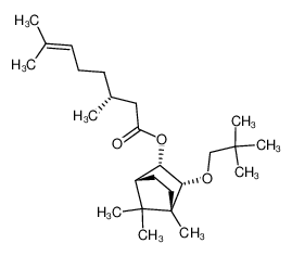 89195-62-0 (1R,2S,3R,4S)-4,7,7-trimethyl-3-(neopentyloxy)bicyclo[2.2.1]heptan-2-yl (R)-3,7-dimethyloct-6-enoate