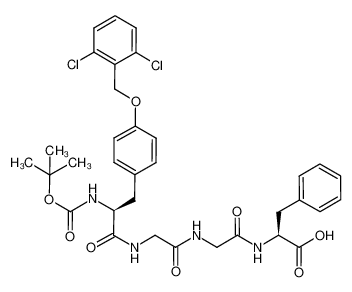 501082-72-0 structure, C34H38Cl2N4O8
