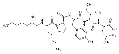 N2-[(2S)-2,6-二氨基己基]-L-赖氨酰-L-脯氨酰-L-酪氨酰-L-异亮氨酰-L-亮氨酸