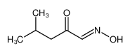 1-hydroxyimino-4-methylpentan-2-one 50627-09-3