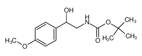 [2-羟基-2-(4-甲氧基-苯基)-乙基]-氨基甲酸叔丁酯