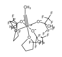 91202-90-3 structure, C22H28F18O5W