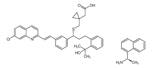 1380816-67-0 montelukast (R)-(+)-1-(1-naphthyl)ethylamine salt