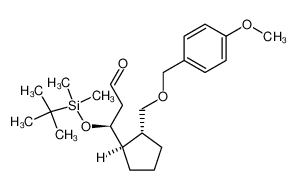 714974-16-0 (1'R,2'R,3S)-3-(tert-butyldimethylsilyloxy)-3-[2'-(4''-methoxybenzyloxymethyl)cyclopentyl]propanal