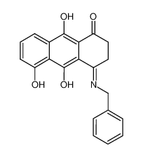 106909-80-2 spectrum, (E)-4-(benzylimino)-5,9,10-trihydroxy-3,4-dihydroanthracen-1(2H)-one