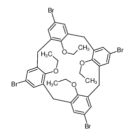 154657-69-9 structure, C36H36Br4O4