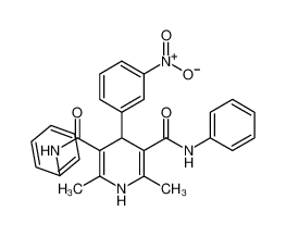 58395-11-2 2,6-dimethyl-4-(3-nitrophenyl)-3-N,5-N-diphenyl-1,4-dihydropyridine-3,5-dicarboxamide