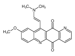 143370-22-3 spectrum, 11-(2-(dimethylamino)vinyl)-9-methoxypyrido[2,3-b]acridine-5,12-dione