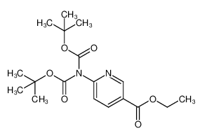 1089330-72-2 ethyl 6-[bis(tert-butoxycarbonyl)amino]nicotinate