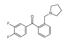 (3,4-二氟苯基)[2-(1-吡咯烷基甲基)苯基]甲酮