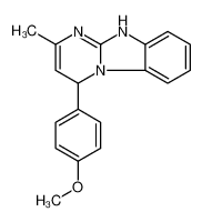 4-(4-methoxyphenyl)-2-methyl-1,4-dihydropyrimido[1,2-a]benzimidazole 169132-73-4