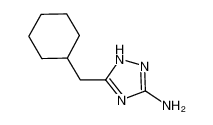 5-Cyclohexylmethyl-1H-[1,2,4]triazol-3-ylamine
