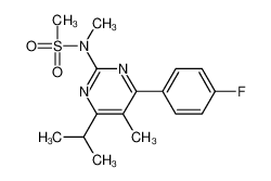 953776-62-0 spectrum, N-[4-(4-fluorophenyl)-5-methyl-6-propan-2-ylpyrimidin-2-yl]-N-methylmethanesulfonamide