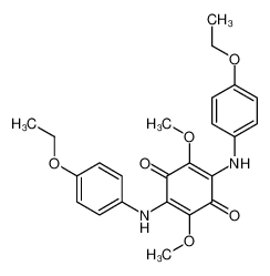 2,5-bis(4-ethoxyanilino)-3,6-dimethoxycyclohexa-2,5-diene-1,4-dione 16950-83-7