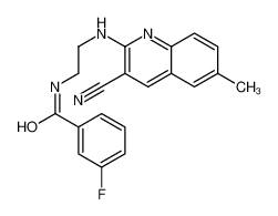 606105-46-8 structure, C20H17FN4O