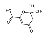 2,2-dimethyl-4-oxo-3H-pyran-6-carboxylic acid 80866-93-9