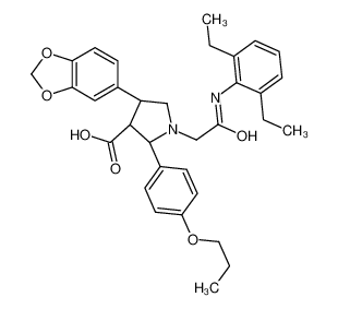 195529-54-5 structure, C33H38N2O6