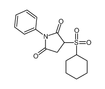 3-cyclohexylsulfonyl-1-phenylpyrrolidine-2,5-dione 77391-58-3