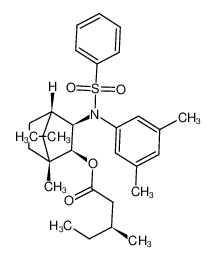 104713-23-7 (1R,2S,3R,4S)-3-(N-(3,5-dimethylphenyl)phenylsulfonamido)-1,7,7-trimethylbicyclo[2.2.1]heptan-2-yl (S)-3-methylpentanoate