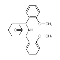 2,4-bis(2-methoxyphenyl)-3-azabicyclo[3.3.1]nonan-9-one