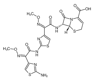 929101-93-9 structure, C19H18N8O7S3