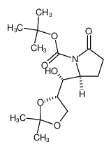 185303-86-0 N-(tert-butoxycarbonyl)-6,7-O-isopropylidene-2,3-dideoxy-L-arabinoheptono-1,4-lactam