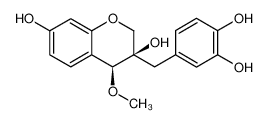 (3R,4S)-3-(3,4-Dihydroxybenzyl)-4-methoxy-3,7-chromanediol 104778-16-7