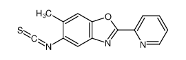 61382-17-0 5-isothiocyanato-6-methyl-2-pyridin-2-yl-1,3-benzoxazole