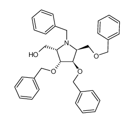 872360-66-2 spectrum, (2S,3R,4R,5S)-N-benzyl-2-hydroxymethyl-3,4-dibenzyloxy-5-[(benzyloxy)methyl]-pyrrolidine