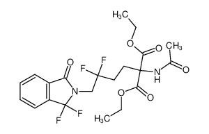 64442-15-5 spectrum, diethyl 2-acetamido-2-(4-(1,1-difluoro-3-oxoisoindolin-2-yl)-3,3-difluorobutyl)malonate