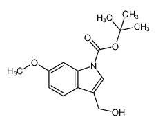 tert-butyl 3-(hydroxymethyl)-6-methoxyindole-1-carboxylate 914349-08-9