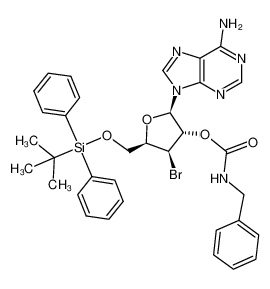 125084-69-7 structure, C34H37BrN6O4Si