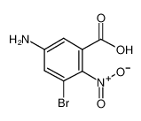 5-amino-3-bromo-2-nitrobenzoic acid 60912-51-8