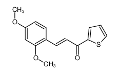 18594-20-2 3-(2,4-dimethoxyphenyl)-1-thiophen-2-ylprop-2-en-1-one