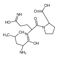 (2S)-1-[(2S)-5-amino-2-[[(2S)-2-amino-4-methylpentanoyl]amino]-5-oxopentanoyl]pyrrolidine-2-carboxylic acid