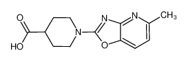 1-(5-Methyl[1,3]oxazolo[4,5-b]pyridin-2-yl)-piperidine-4-carboxylic acid