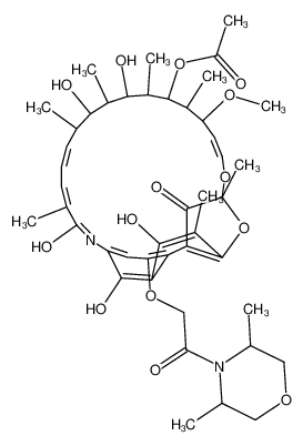 Rifamycin B dimethylmorpholide 55372-15-1