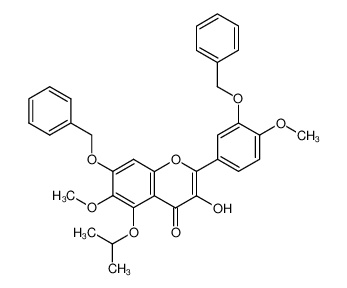 188927-40-4 spectrum, 7-(benzyloxy)-2-(3-(benzyloxy)-4-methoxyphenyl)-3-hydroxy-5-isopropoxy-6-methoxy-4H-chromen-4-one