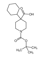 273378-16-8 spectrum, 4-cyclohexyl-1-[(2-methylpropan-2-yl)oxycarbonyl]piperidine-4-carboxylic acid