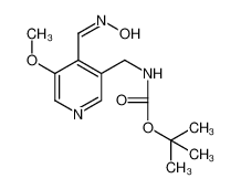 tert-Butyl (4-((hydroxyimino)methyl)-5-methoxypyridin-3-yl)methylcarbamate 1138444-27-5