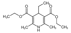 diethyl 4-ethyl-2,6-dimethyl-1,4-dihydropyridine-3,5-dicarboxylate 1153-66-8