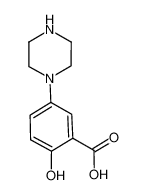 2-羟基-5-(1-哌嗪基)苯甲酸