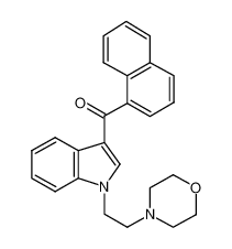 1-[2-(4-Morpholinyl)ethyl]-3-(1-naphthoyl)indole 103610-04-4