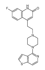 189003-71-2 structure, C22H21FN4OS