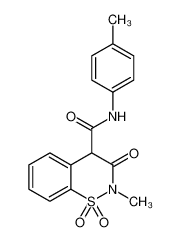 29209-10-7 2-Methyl-N-(4-methylphenyl)-3-oxo-3,4-dihydro-2H-1,2-benzothiazin e-4-carboxamide 1,1-dioxide